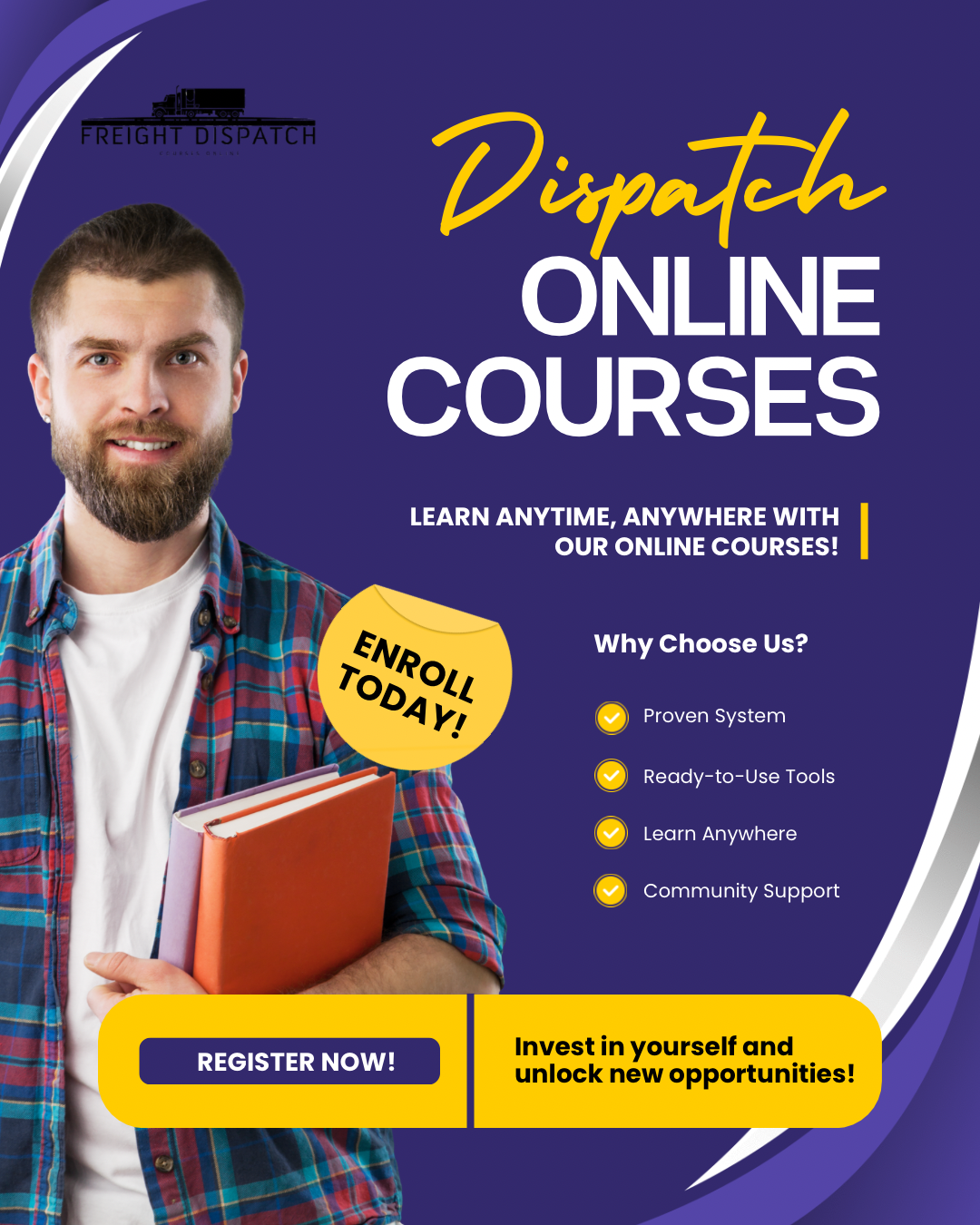 “Beginners Guide” Learn How to Become a Freight Dispatcher & Start Your Own Business From Home.
