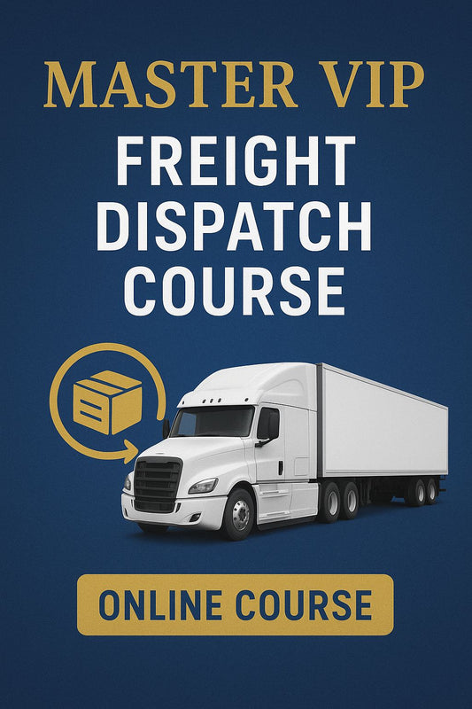 VIP Freight Dispatch Blueprint: From Zero to $10K+ Months From Home Road to Freedom Masterclass: Scale Fast, Profit Big